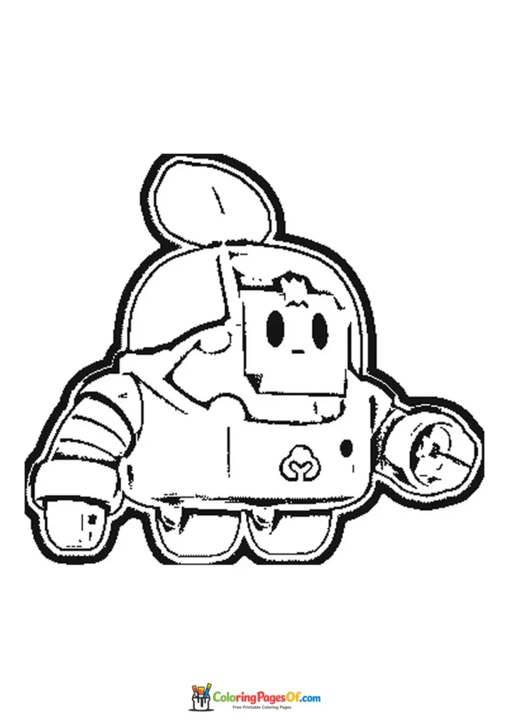 Brawl Stars Sprout Ausmalbild zum Ausdrucken