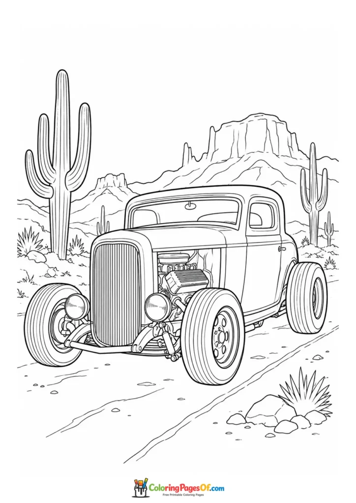 Vehicles & Transportation Coloring Pages