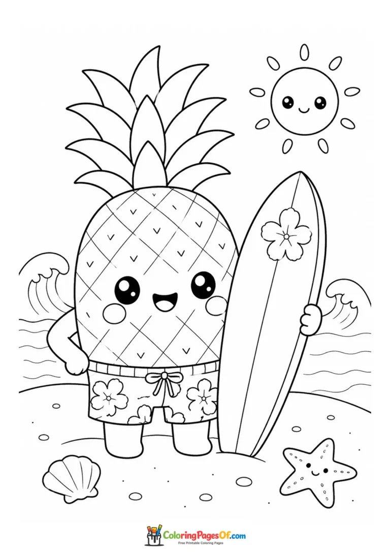 Kawaii Coloring Pages