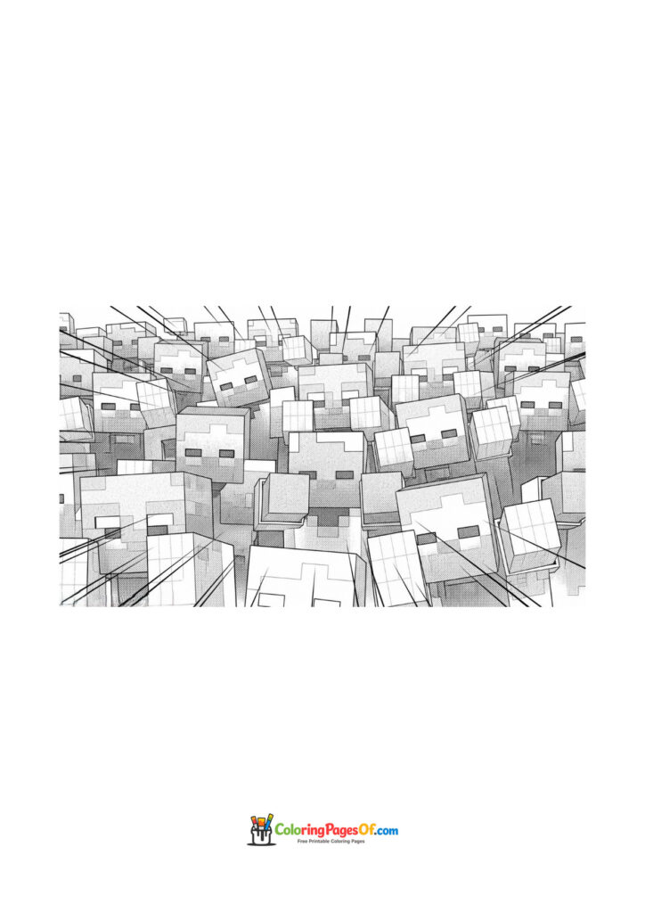 A large flock of Minecraft sheep fills the entire picture.