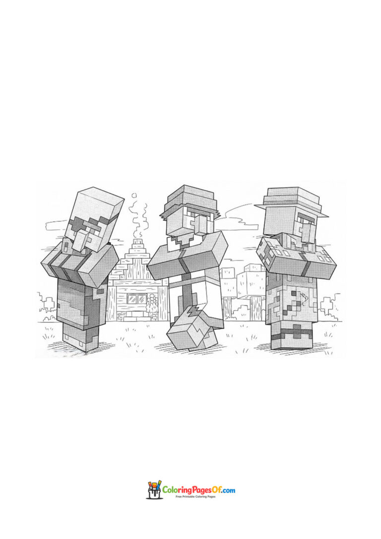 Minecraft Coloring Pages