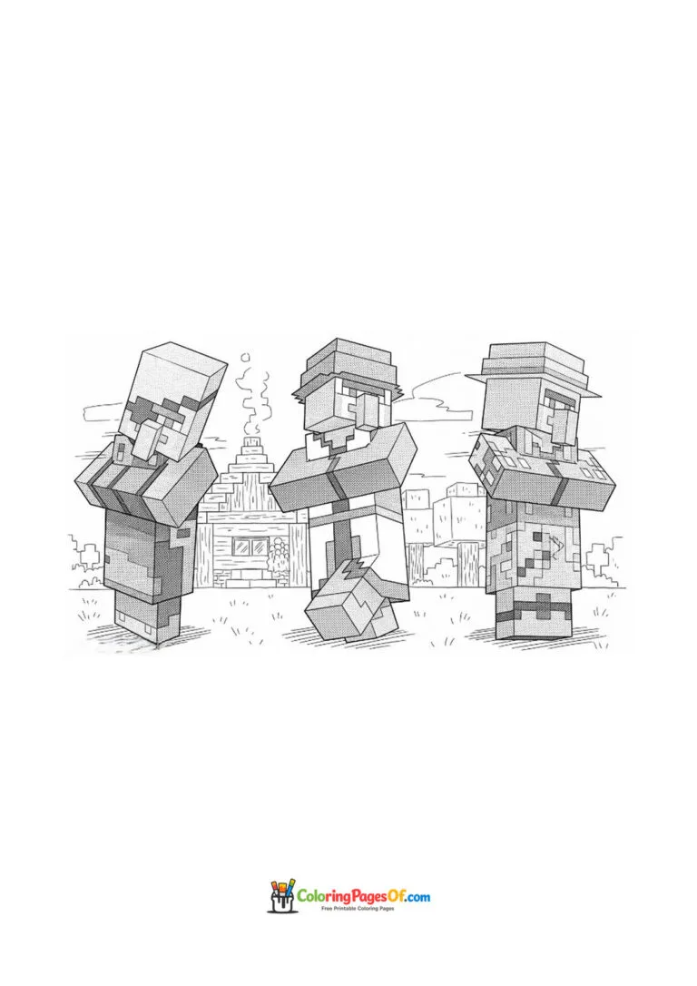 Minecraft Coloring Pages