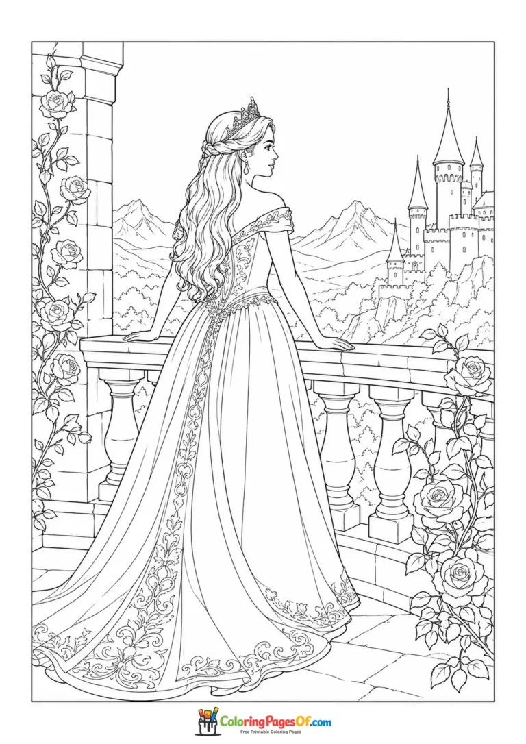 Princess Coloring Pages